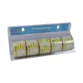 Etiquettes Prodate Std JAUNE 5 rlx de 250 etiquettes (M)